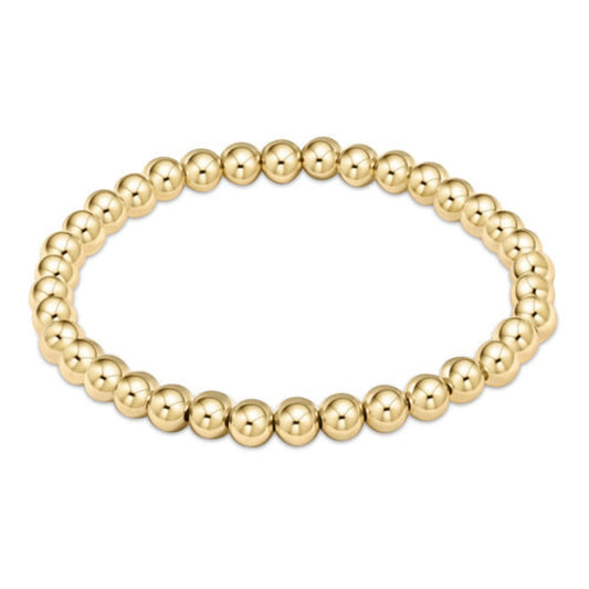 Classic Gold Bead Bracelet - 5mm