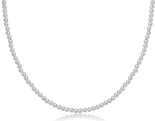 17" Classic Choker Sterling 3mm Bead