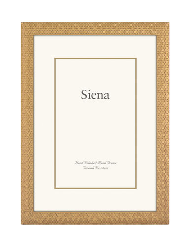 Siena - Narrow Glitter Gold Frame