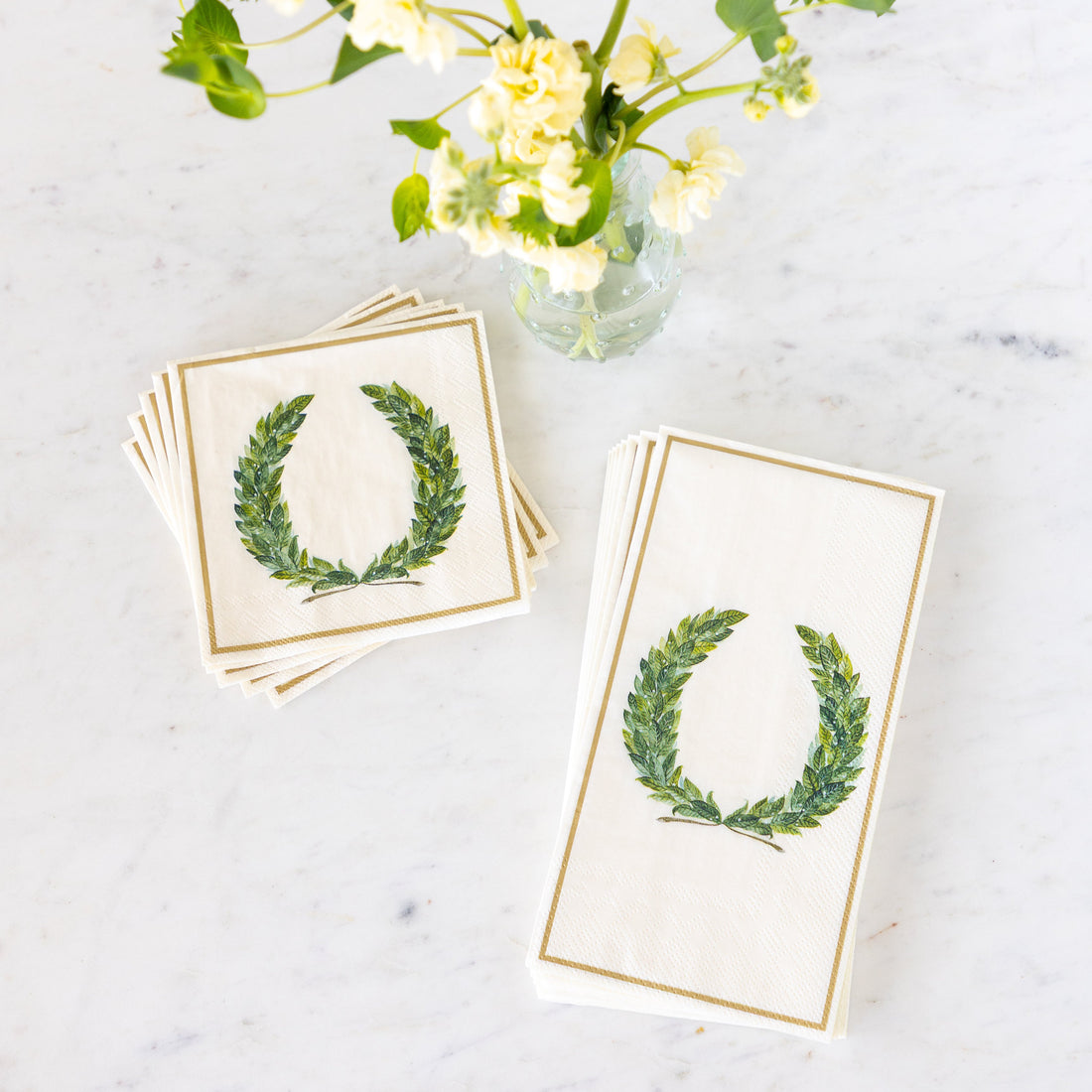 Cocktail Napkins - Laurel Wreath