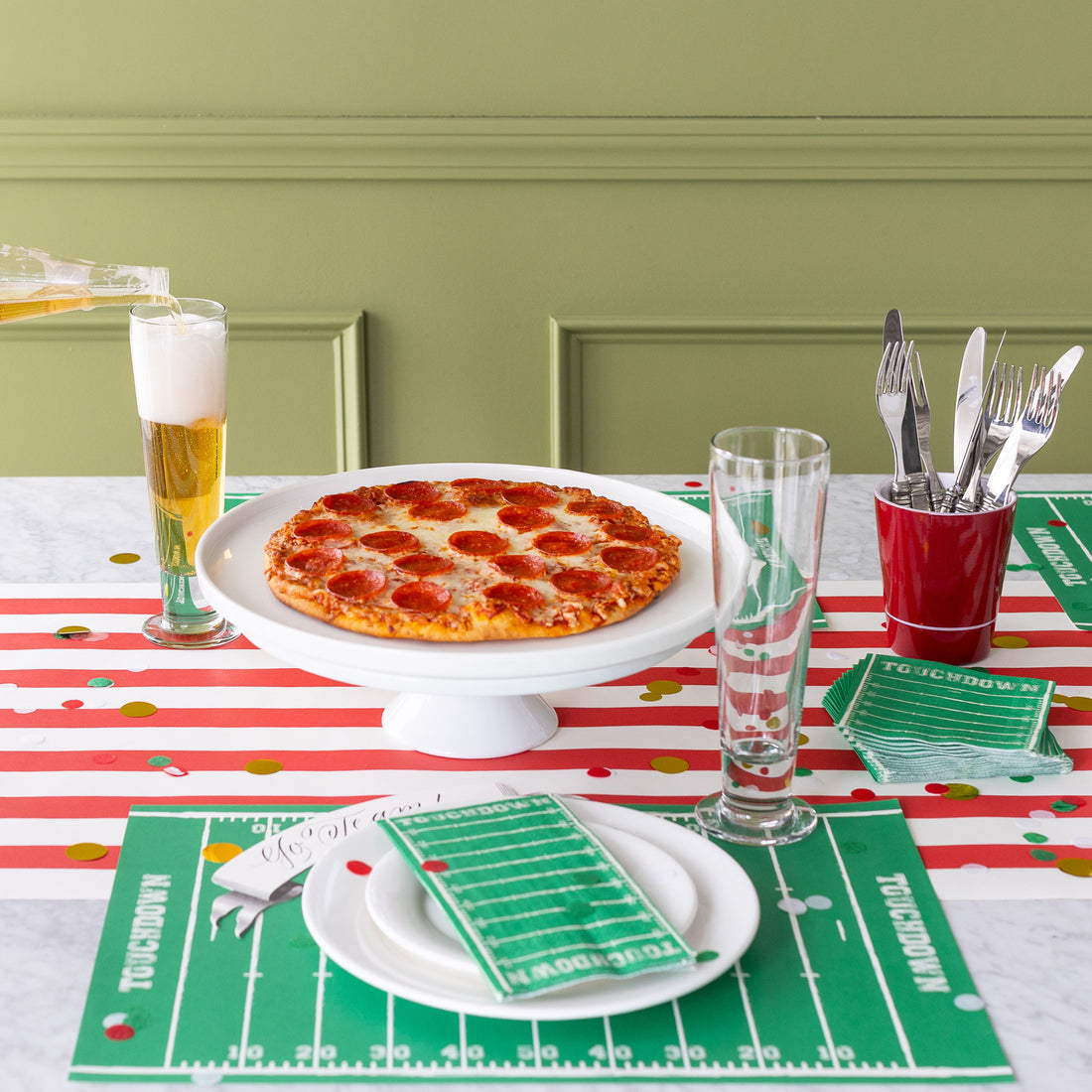 Paper Placemat Pad - Touchdown Placemat