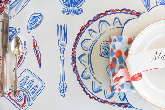 Paper Table Runner - Seaside Party - 30"x25'
