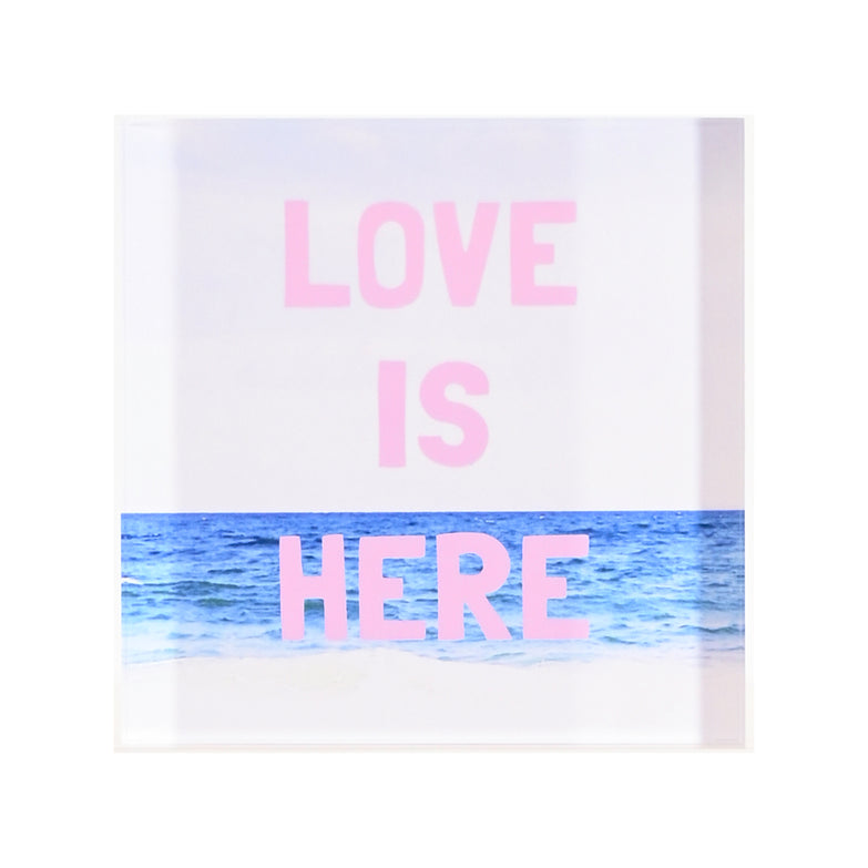 Love Is Here Beach Block of Love
