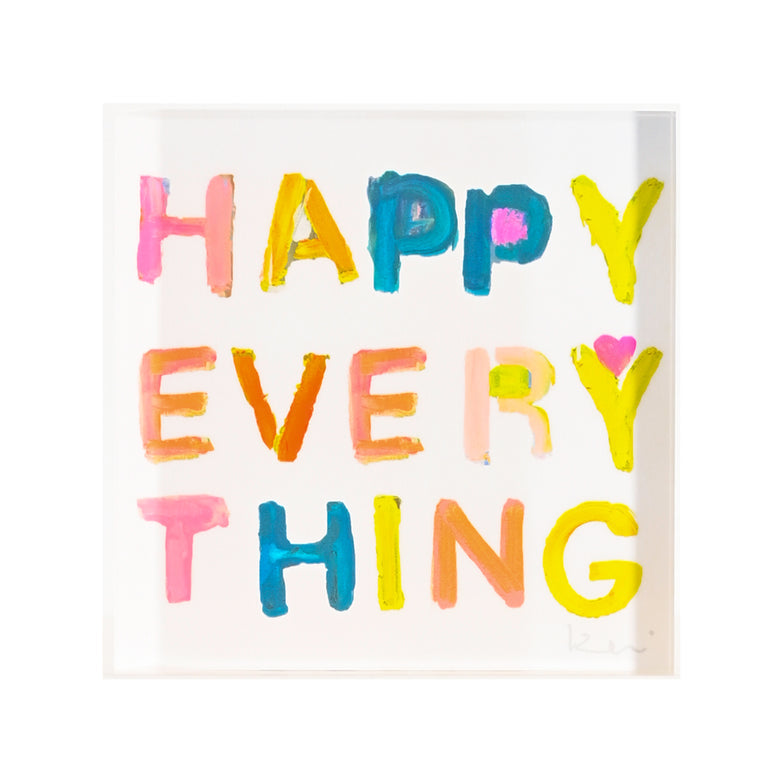 Happy Everything Block of Love