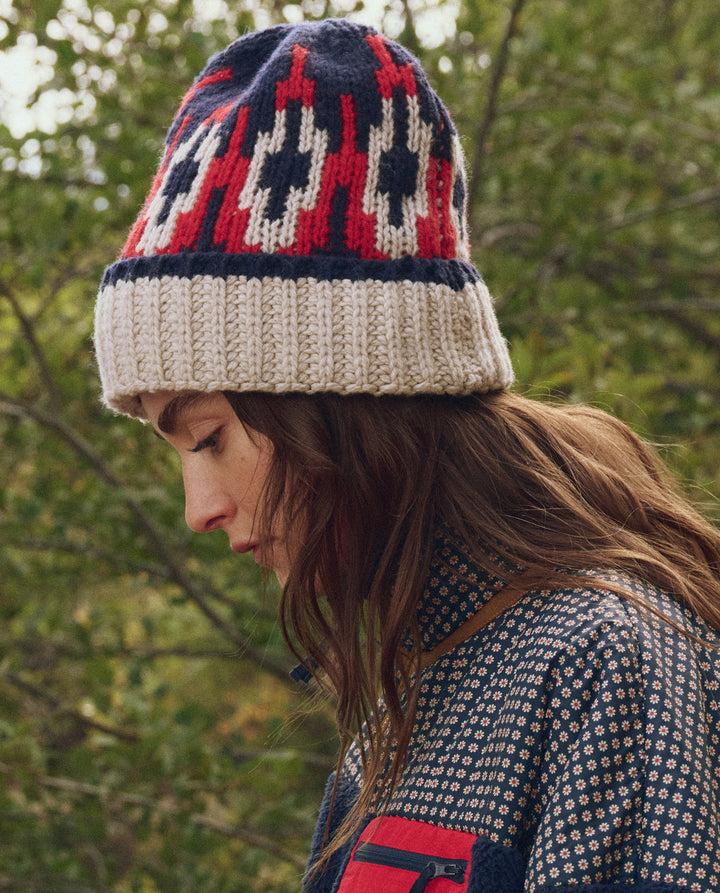 The Nordic Beanie - Glacier Fair Isle