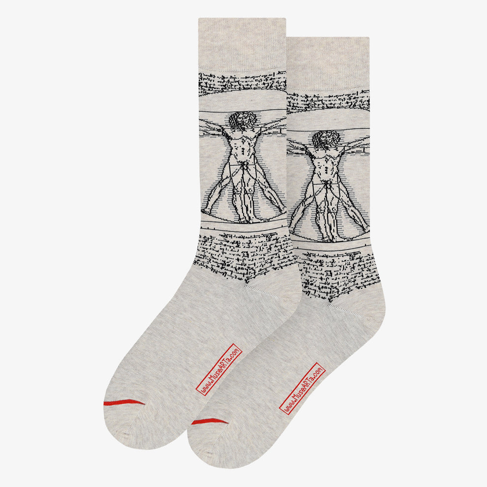 Men's Socks - The Vitruvian Man
