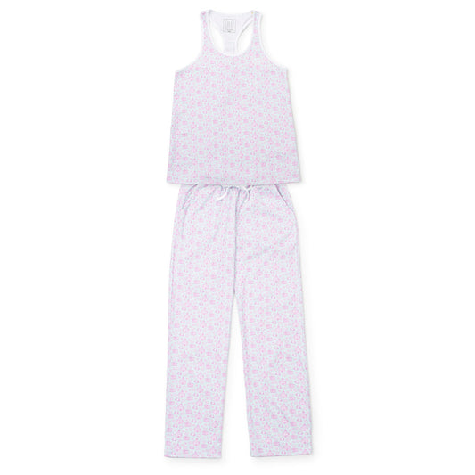 Sharon Women's Pajama Pant  Set - Sandcastles Pink