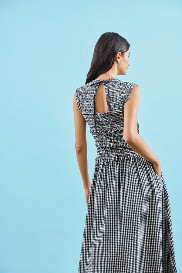 Louise Dress - Black & White