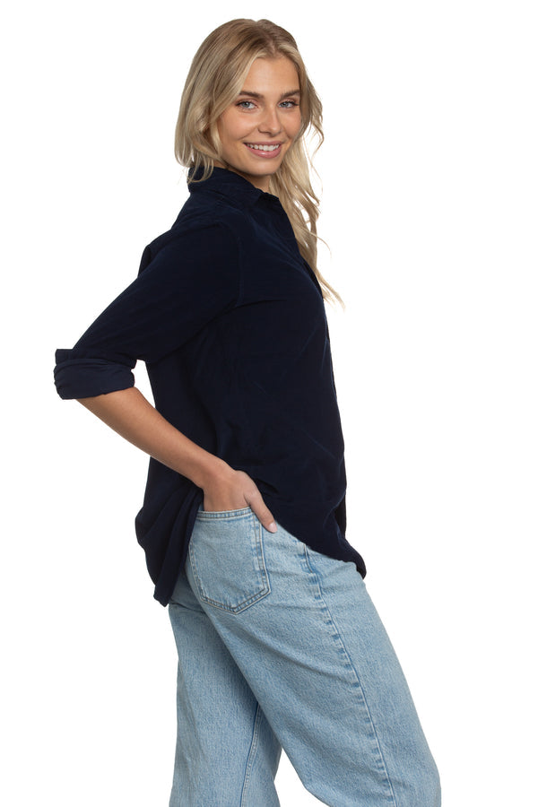 Summerland Cord Shirt - Navy