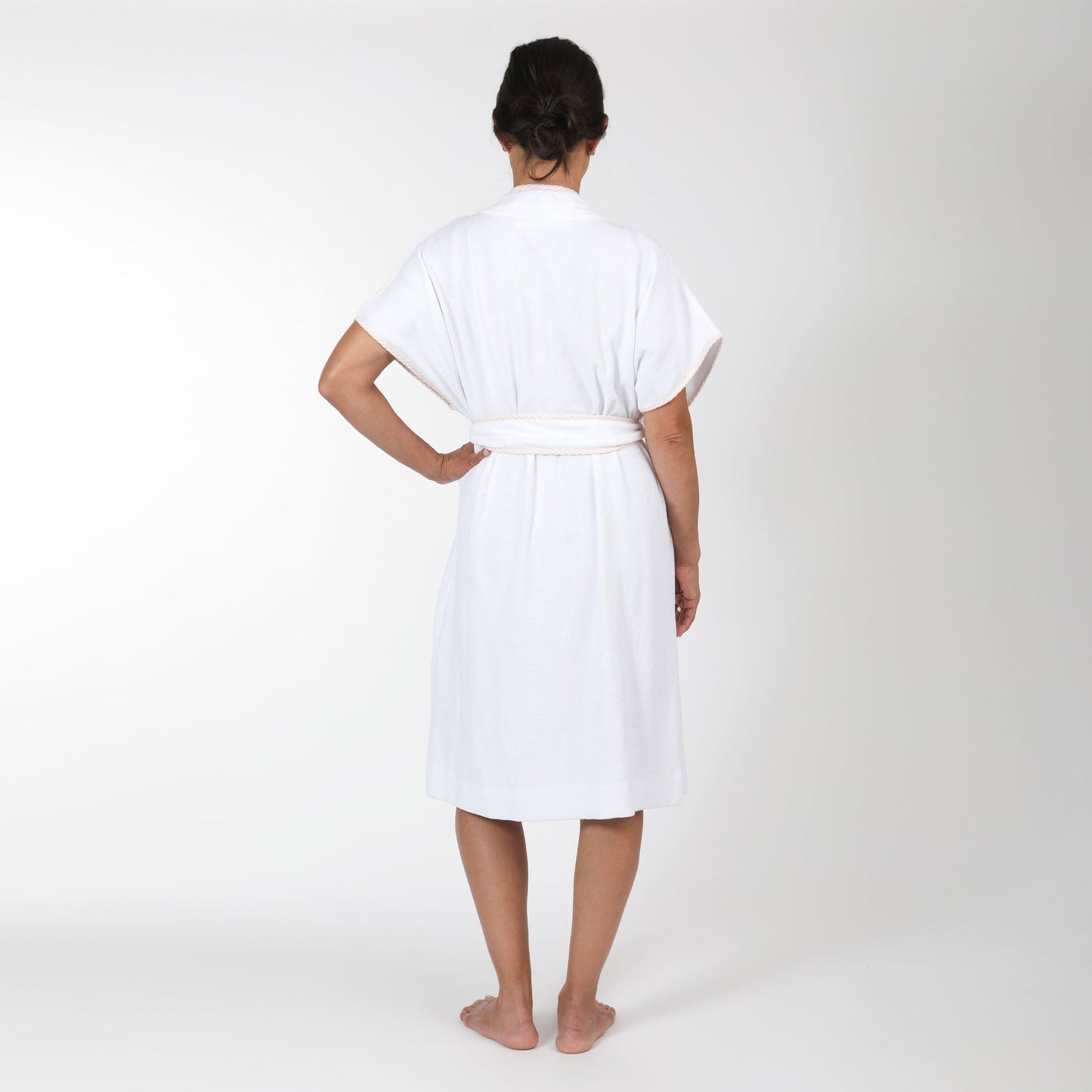 Terry Cotton Robe - Blue