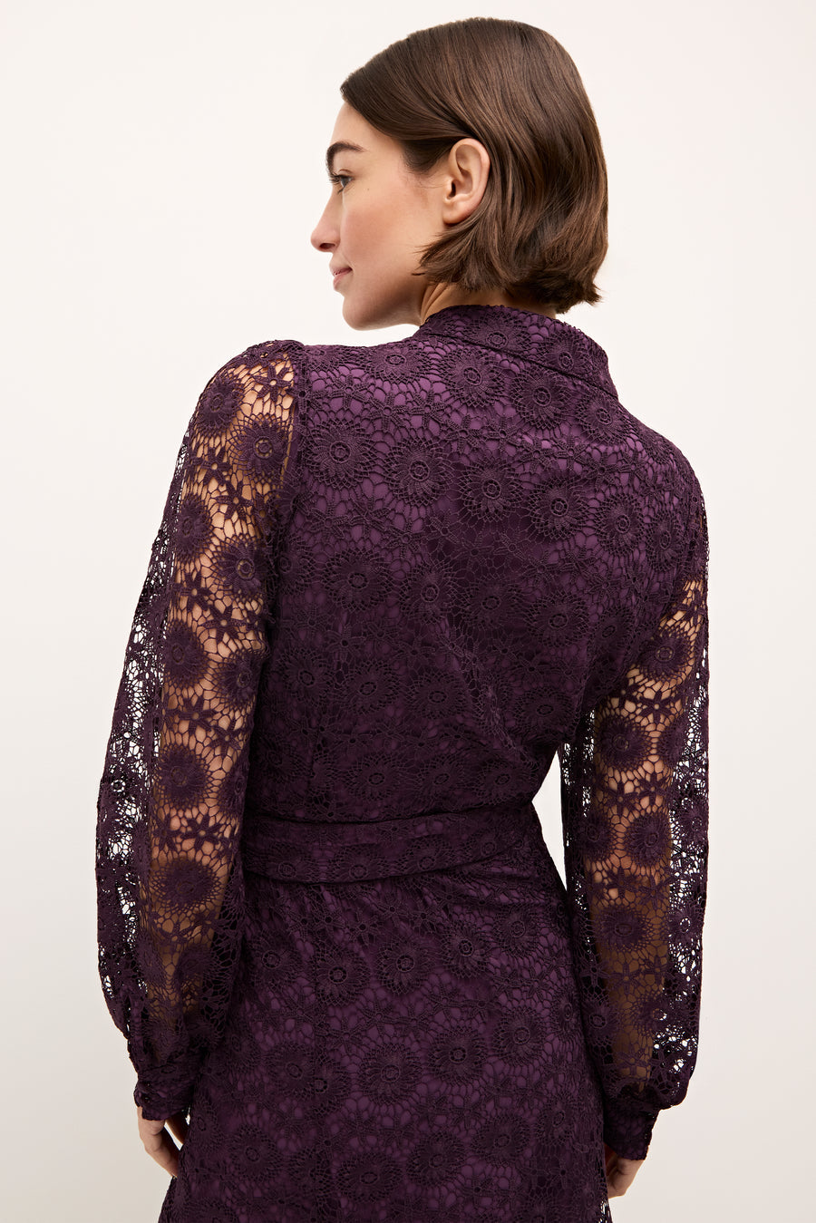Priscilla Dress - Plum