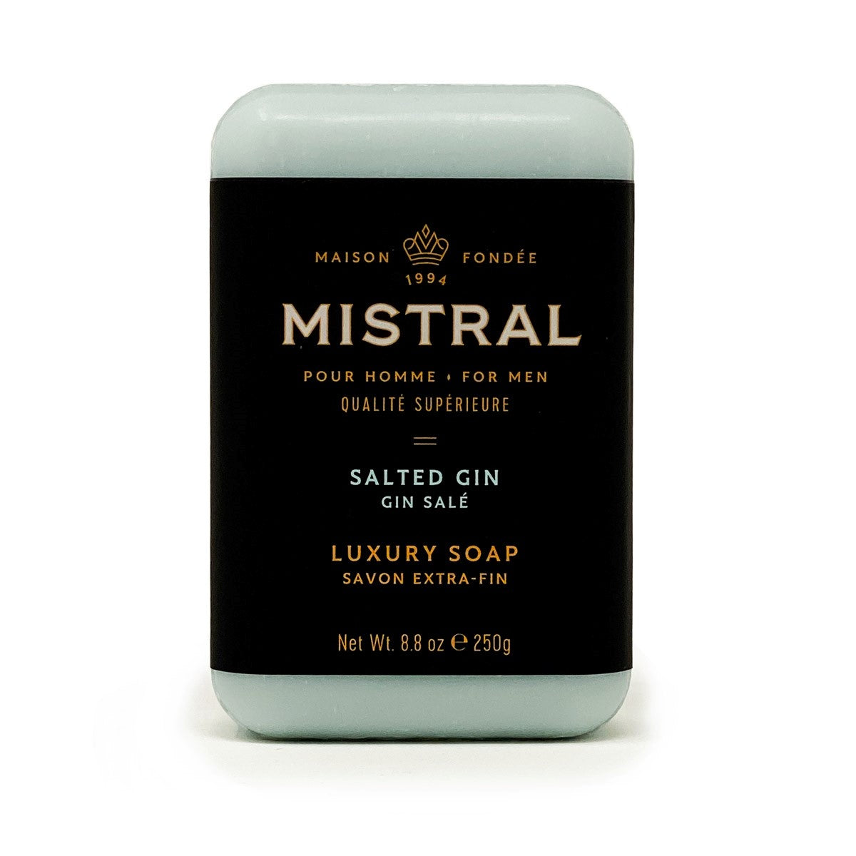250g Men's Bar Soap - Salted Gin