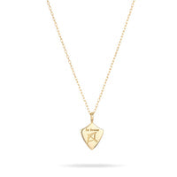 Ceramic + Pavé Shield Necklace