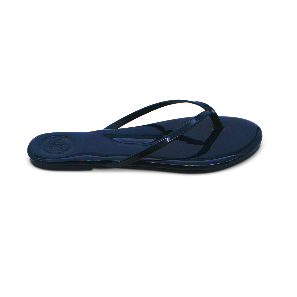 Indie Sandal - Navy Patent