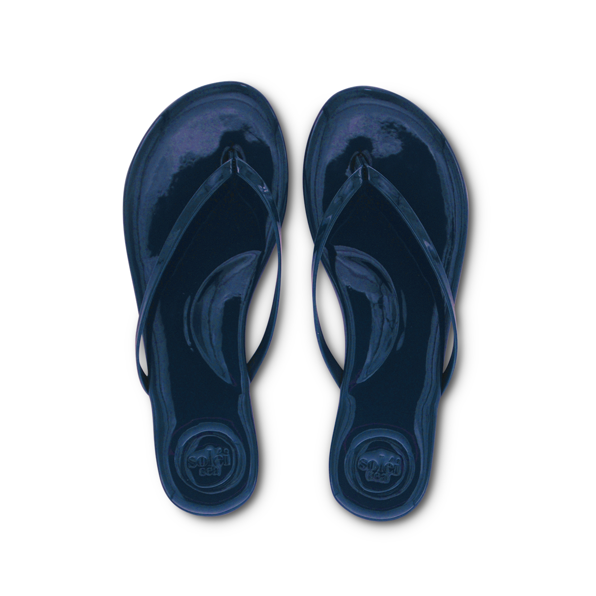 Indie Sandal - Navy Patent