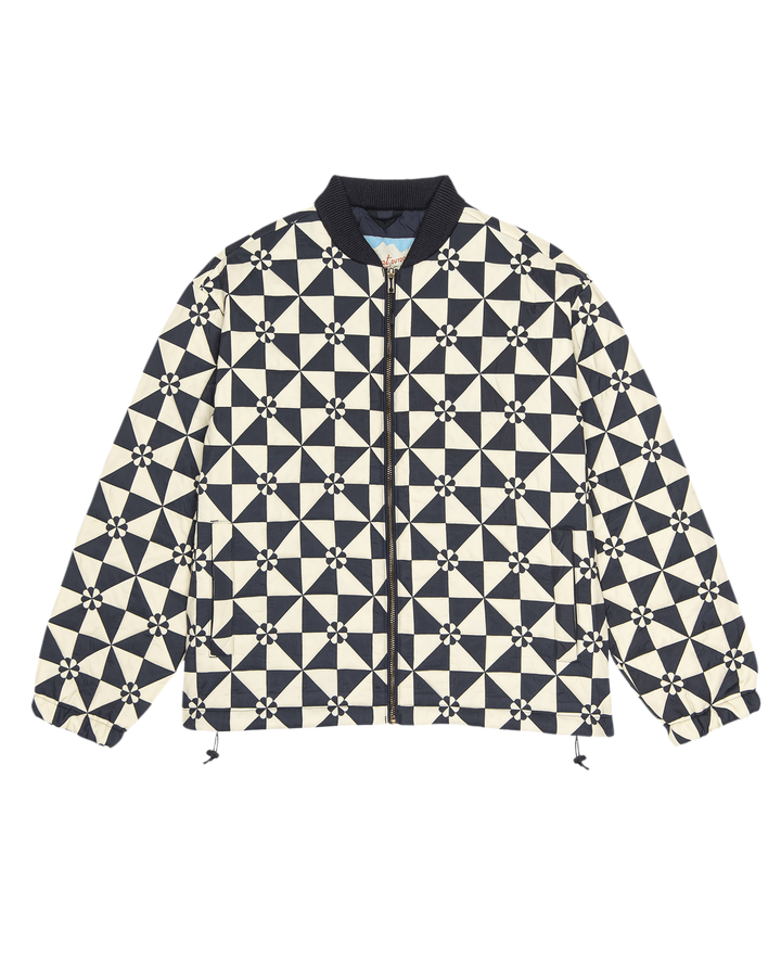 The Alps Puffer Jacket - Quilted Vintage Navy