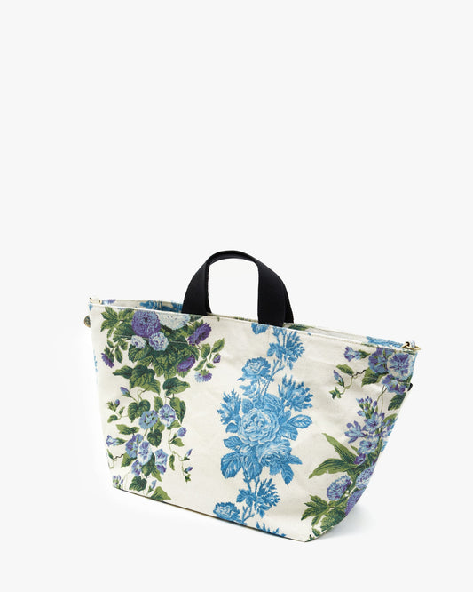 Poche Bateau - Floral Stripe Blue/Cream