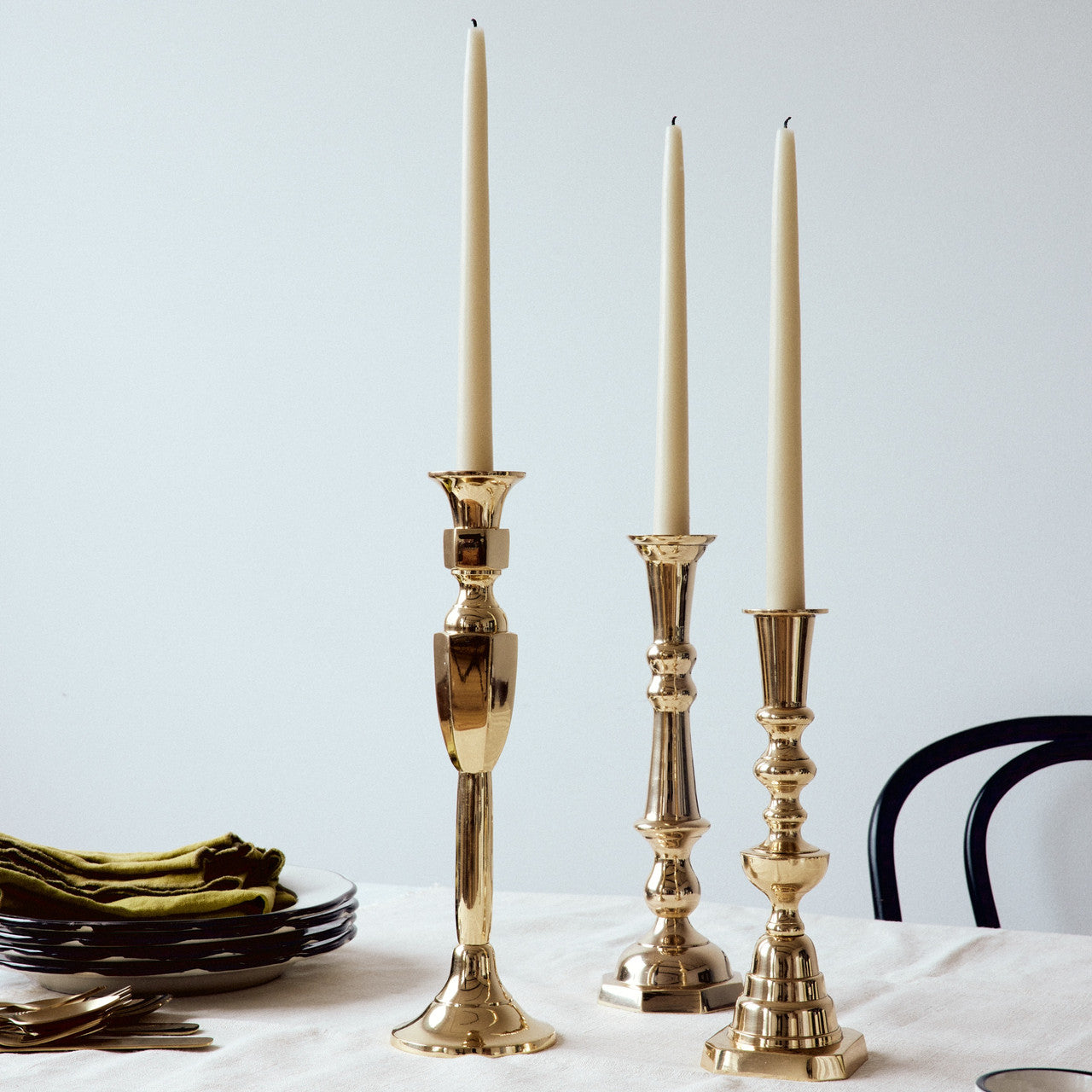 Georgian Candlestick No. 2, Brass