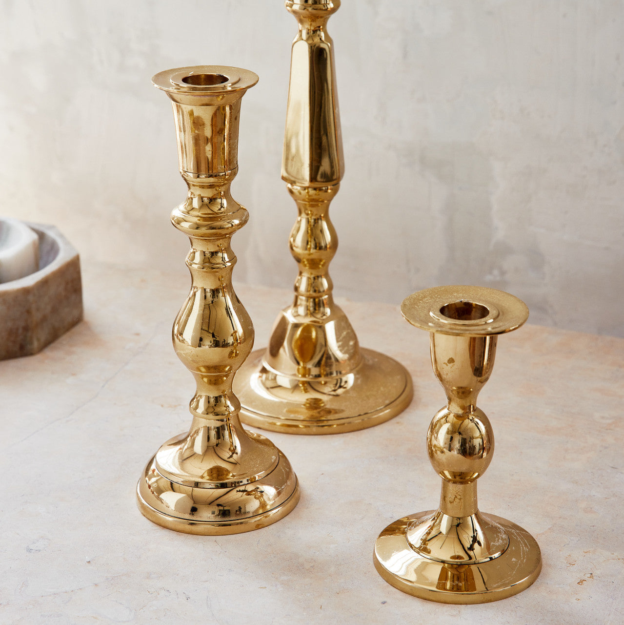 Georgian Candlestick No. 5, Brass