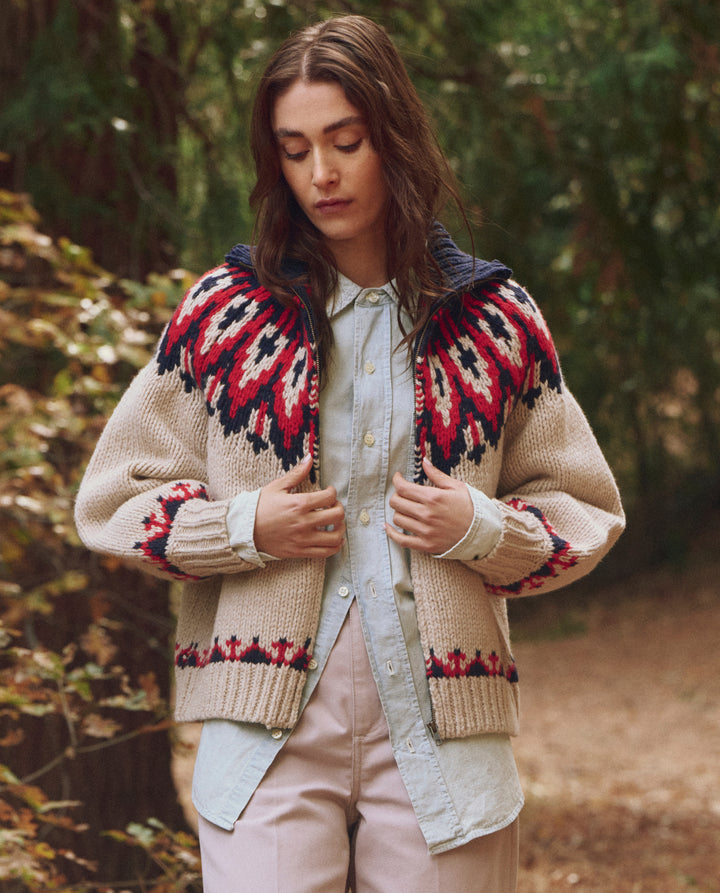 The Nordic Sweater - Glacier Fair Isle