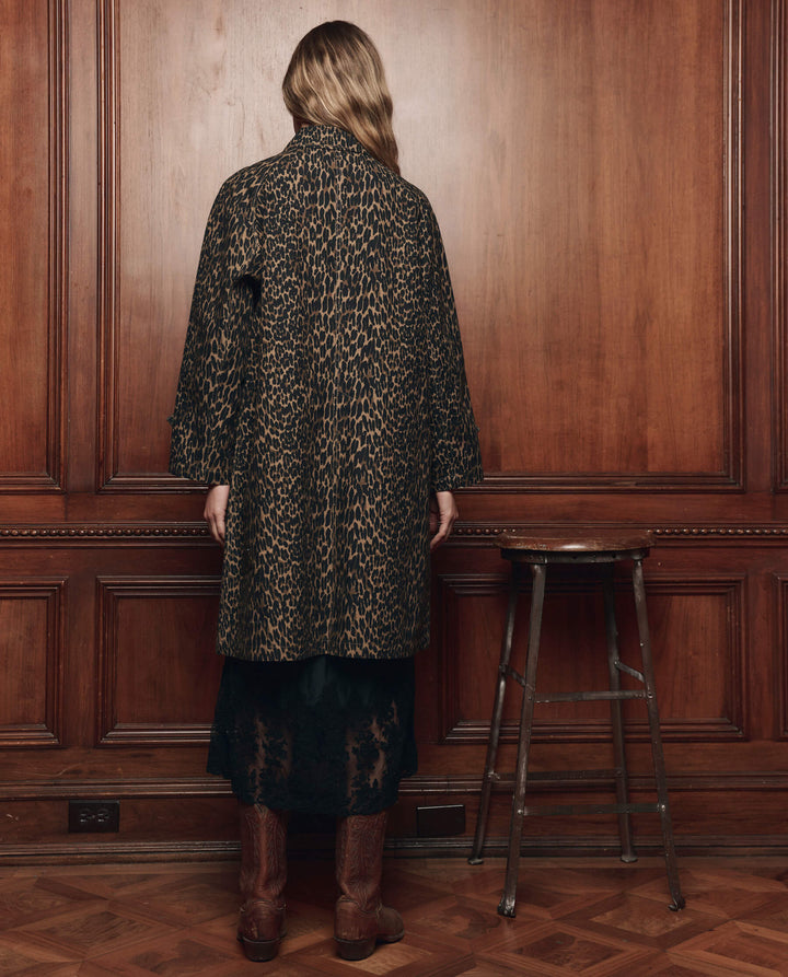 The Trench Coat - Dark Leopard