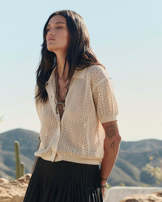 The Crochet Polo - Natural
