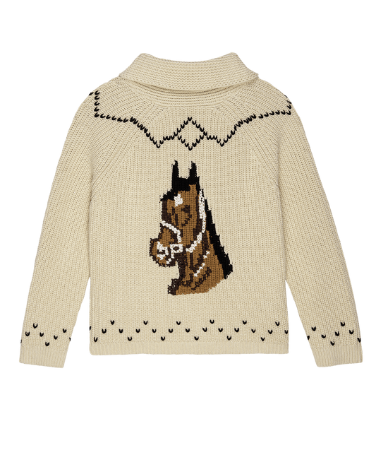 The Horse Lodge Cardigan - Cream