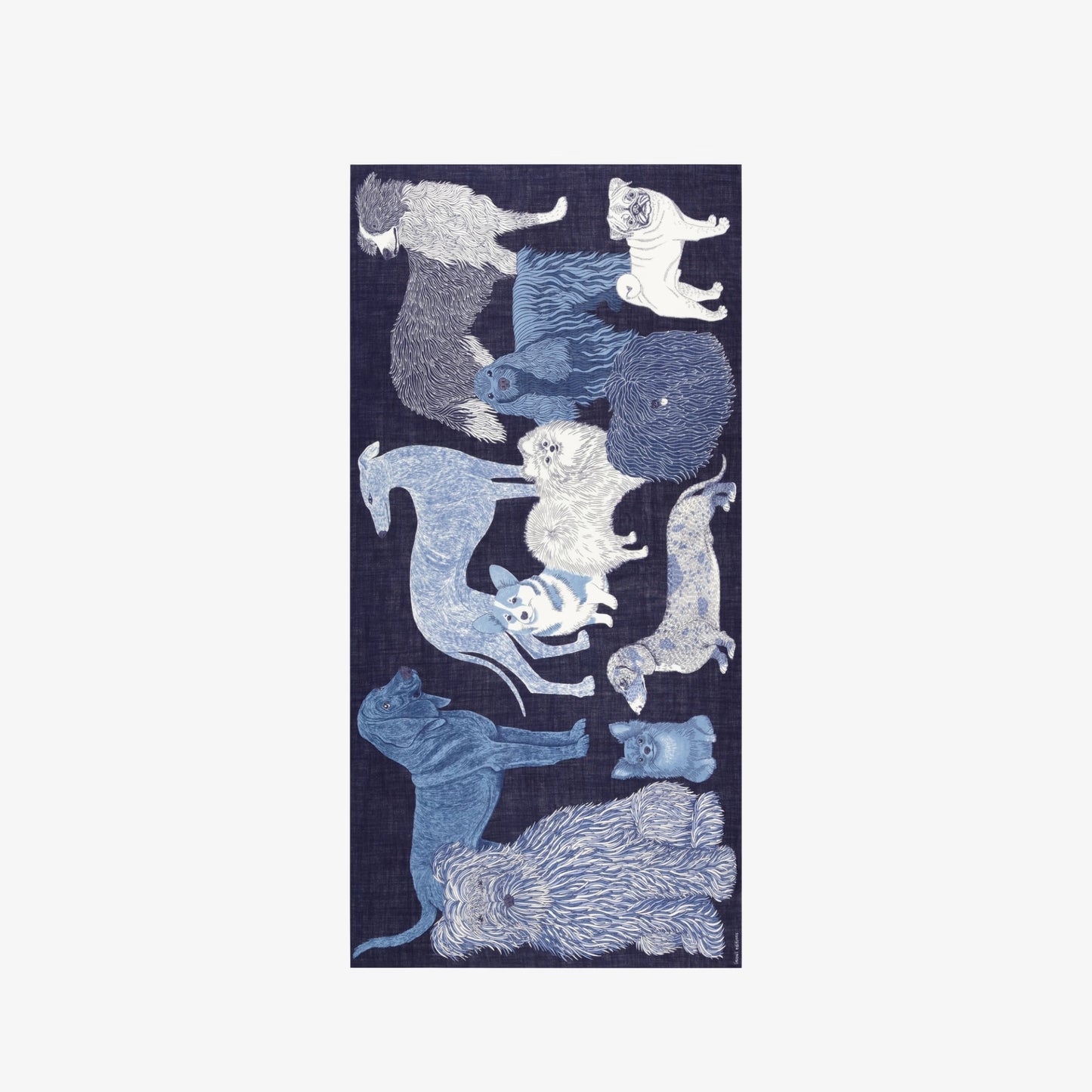 Scarf 100 - Toutou - Navy
