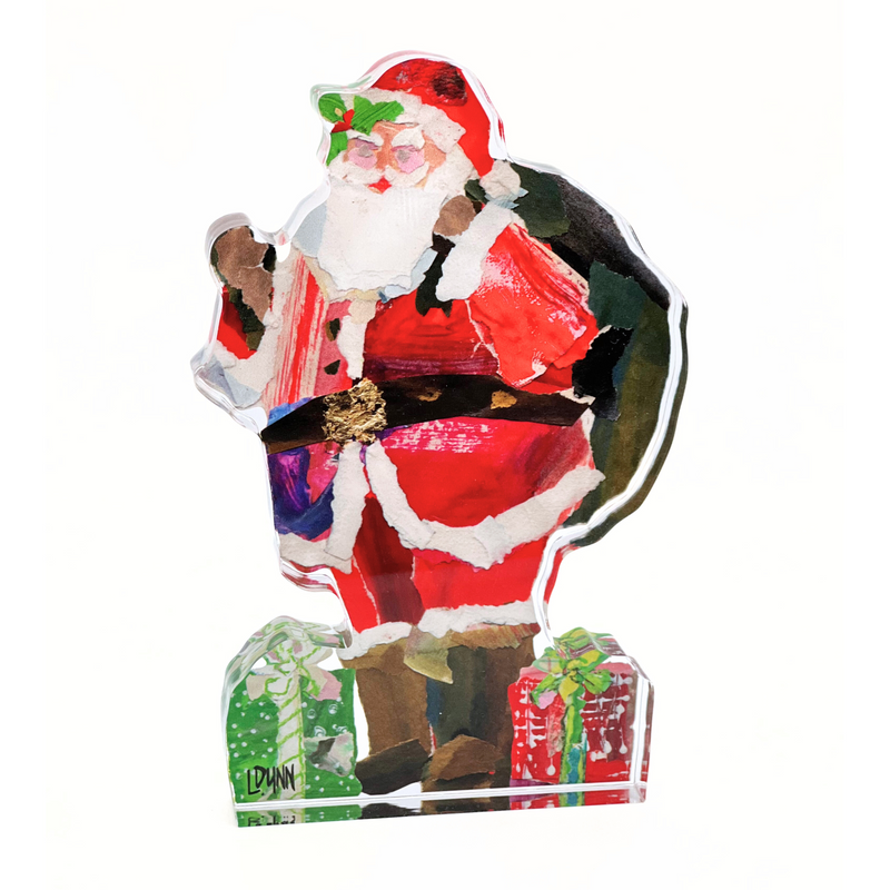Jolly Ol' St Nick Acrylic Block