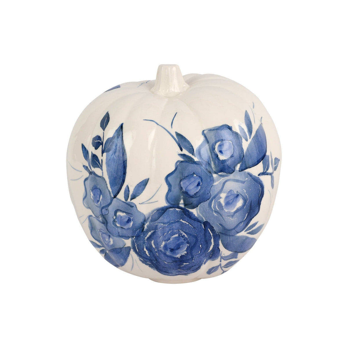 Camellia Figural Pumpkin - Blue