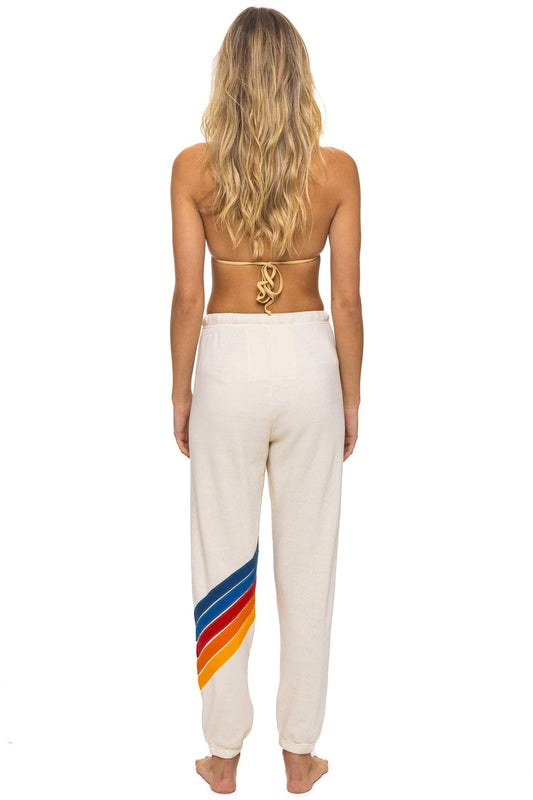 All Seasons Circle Chevron Sweatpant - Vintage White