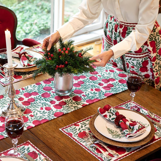 Table Runner - Pomegranate Vine
