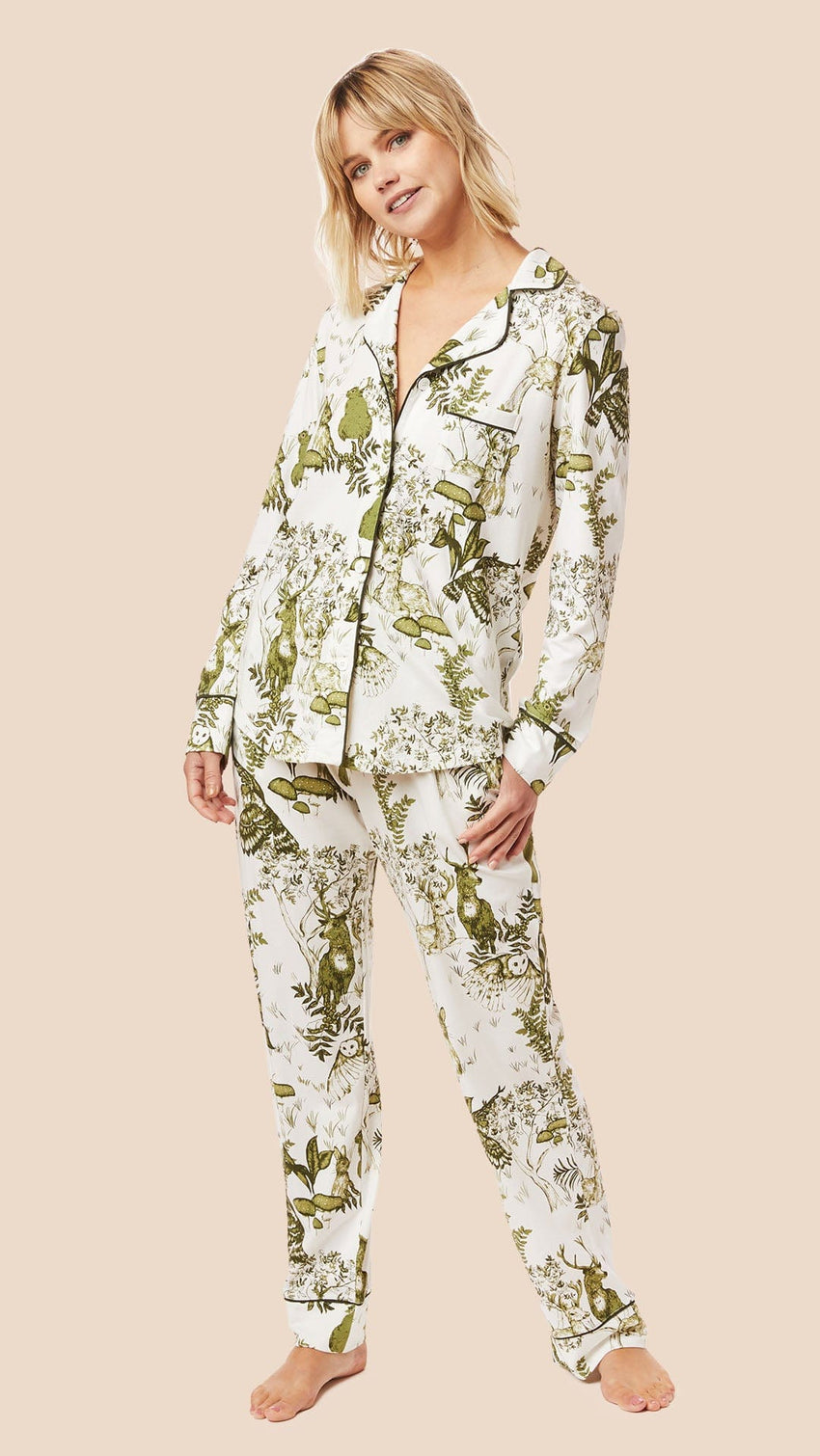 Woodside Pima Knit Pajama Set