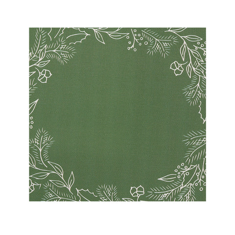 Chilewich - Wreath Print Round - Elm