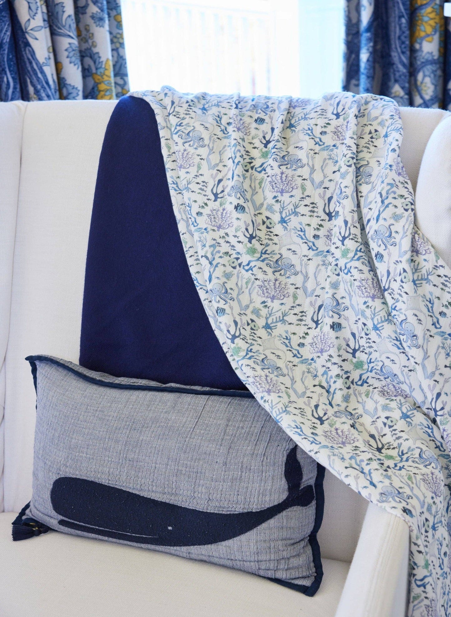 Shawl Blanket - Coral Reef