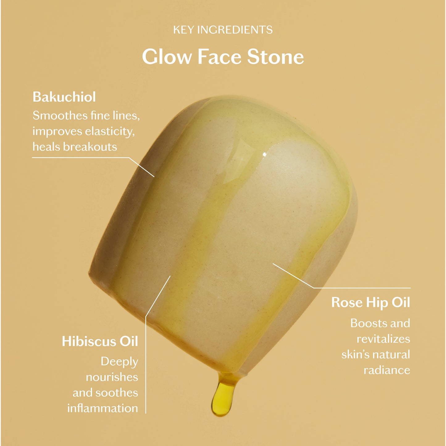 Solid Face Moisturizer -Glow Face Stone Refill (1.4 oz)
