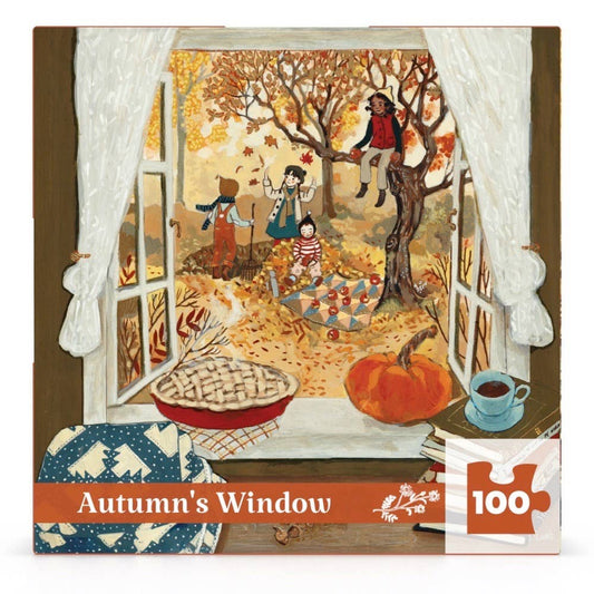 100 Piece Mini Puzzle - Autumn's Window