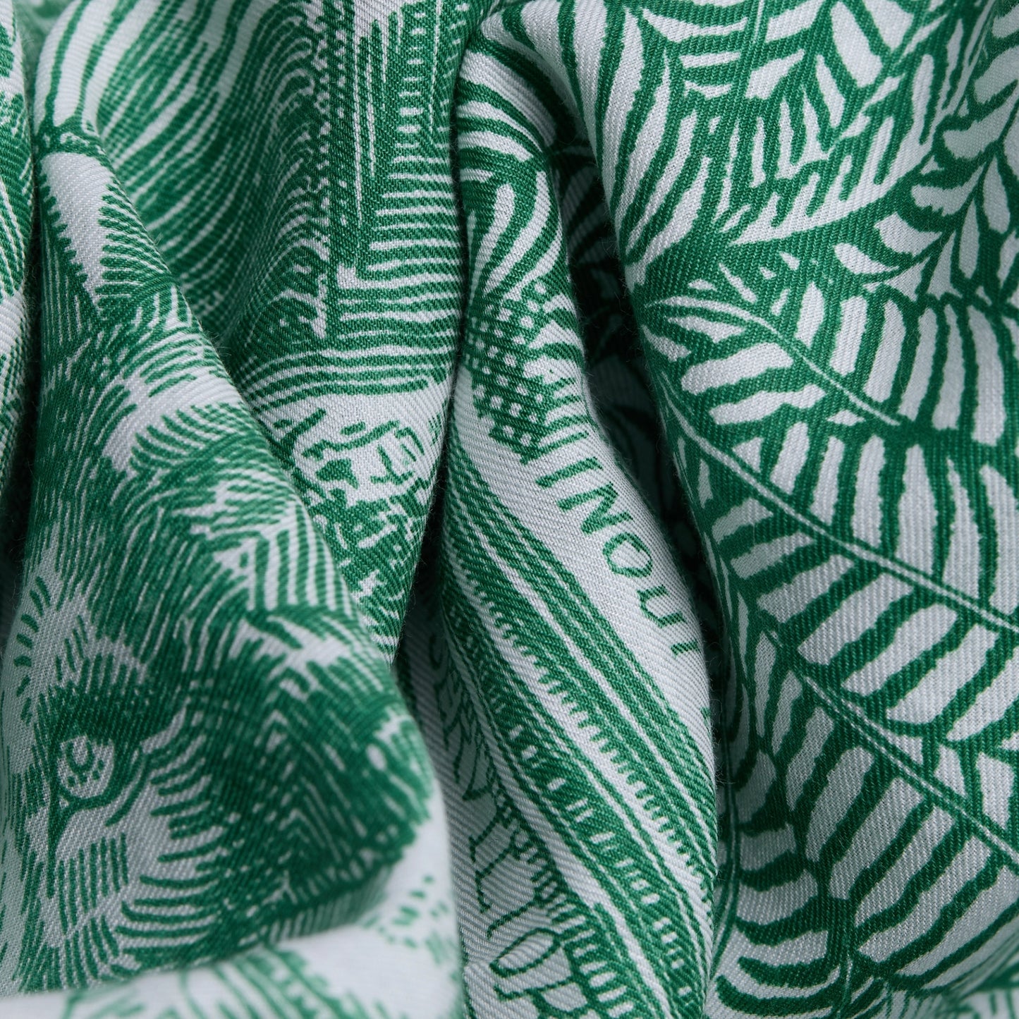 Square Scarf 65 - Piranesi - Green