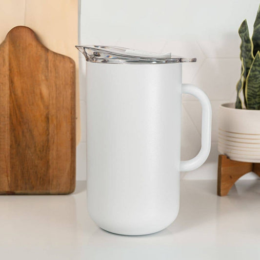 Vacuum-Insulated Pitcher in White Icing - 2L