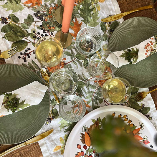 Linen Table Runner - Autumn