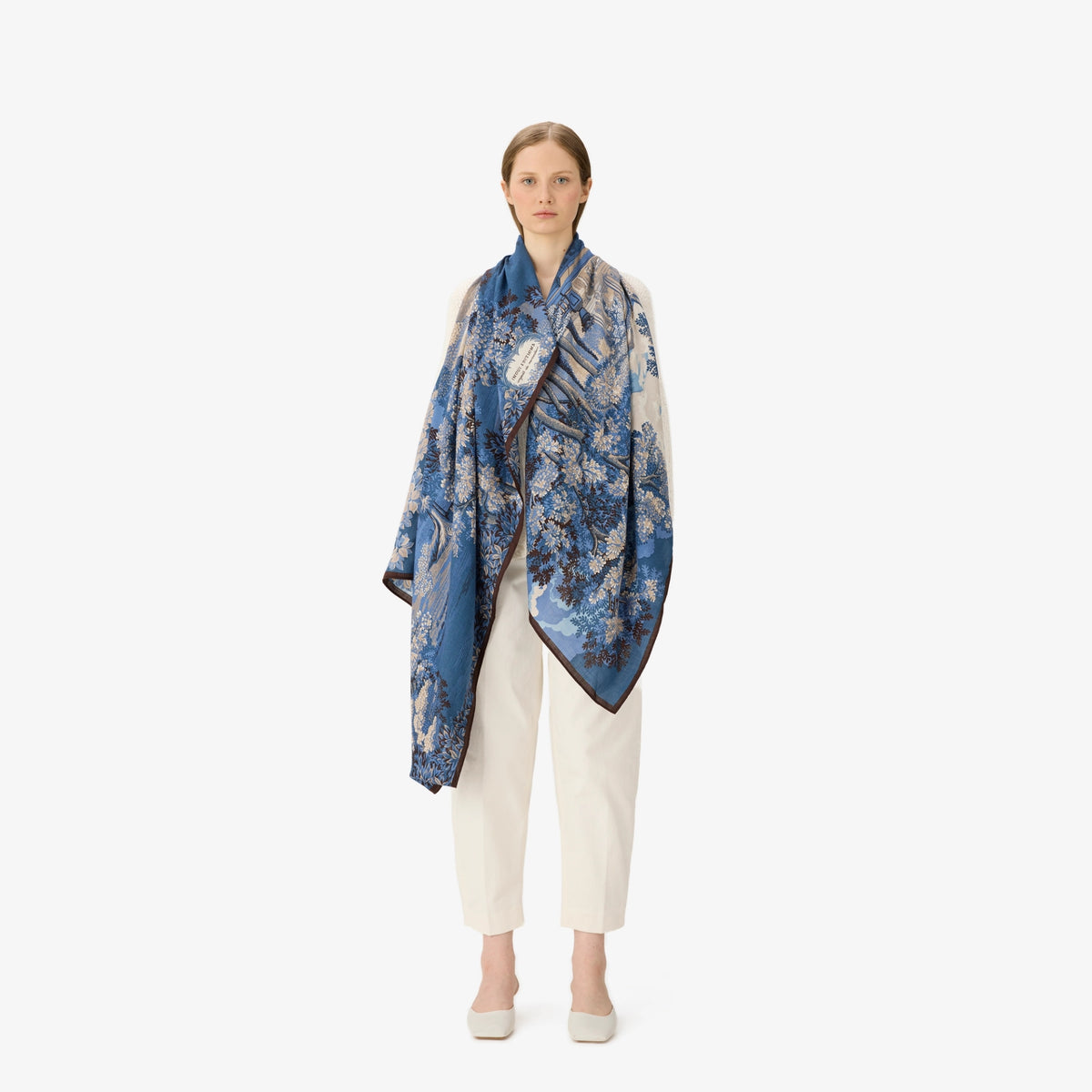 Scarf 100 - Come - Blue