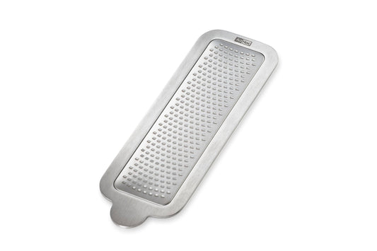 Rectangular Fine Grater with Wooden Bowl