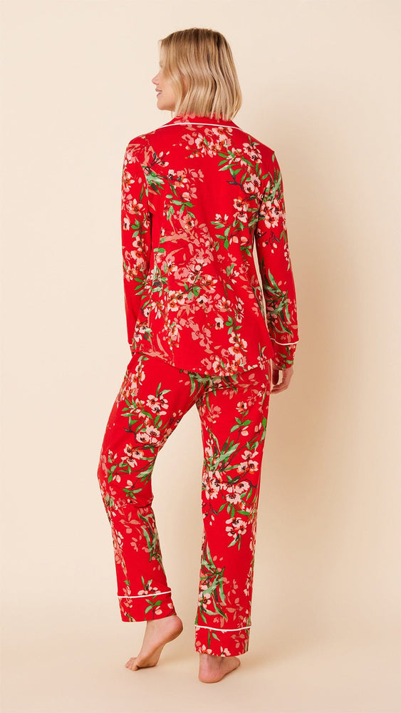 Cherry Quince Pima Knit Pajama Set