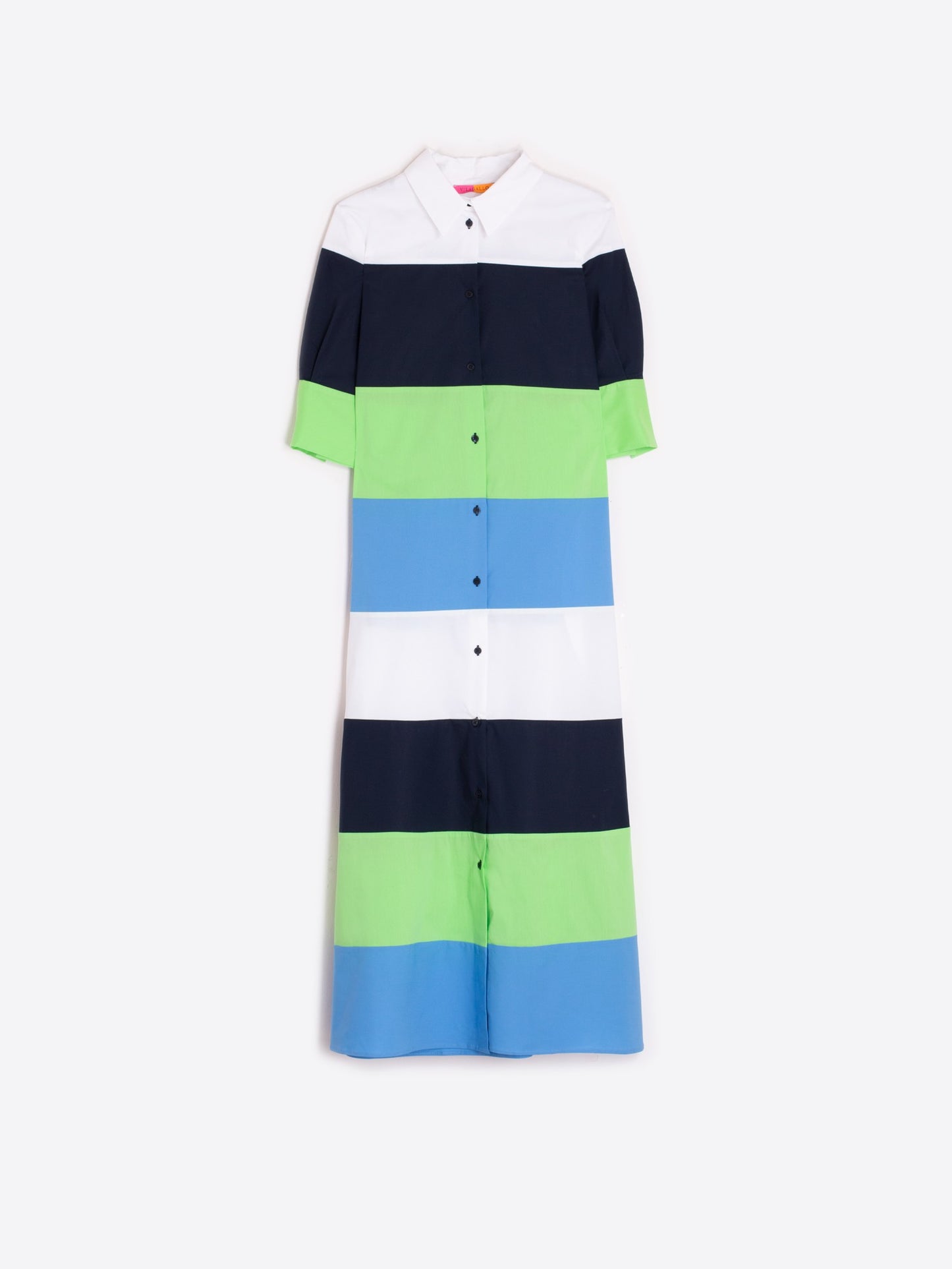 Dress Lea - Verde Popelin