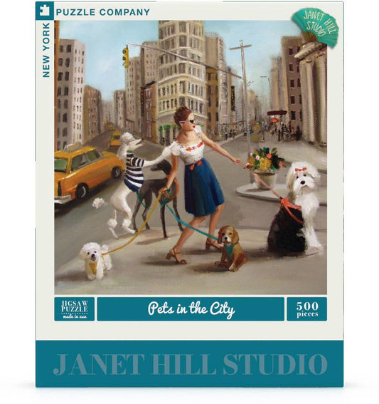 500 Piece Puzzle - Pets in the City