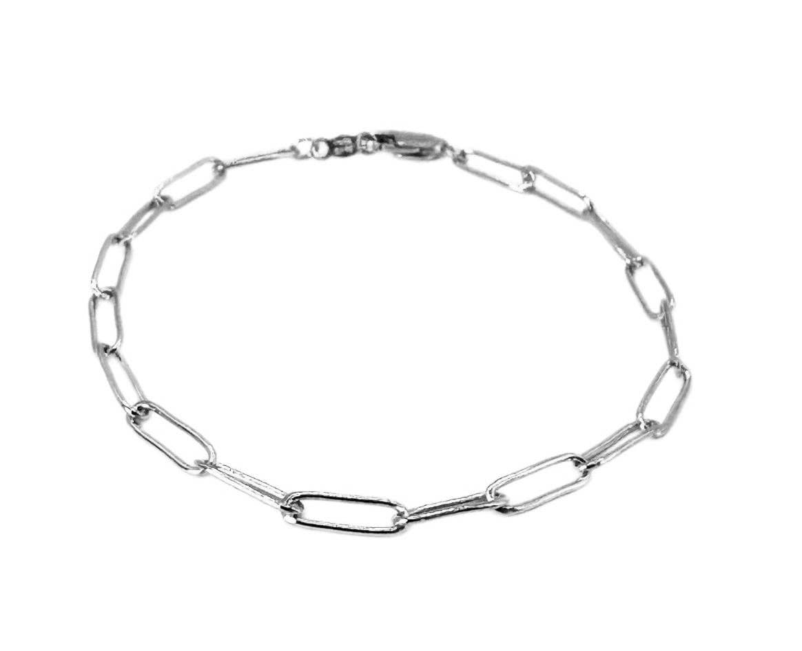 Essential Petite Paperclip Links Bracelet - Sterling Silver