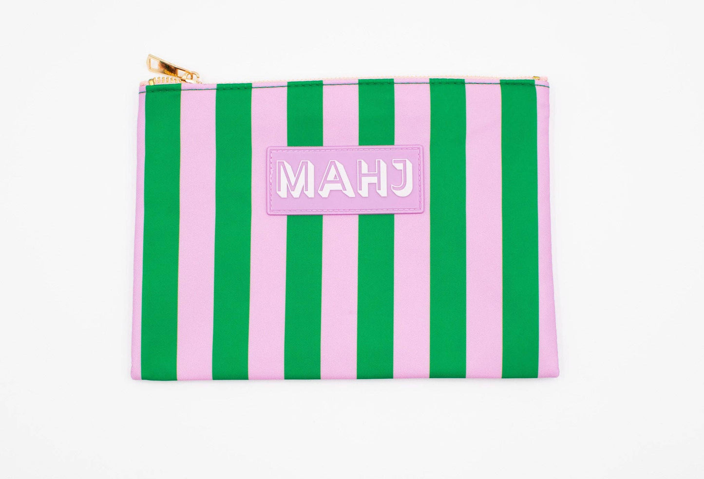 Premium Mahjong Card & Accessory Bag - Arrows- Red