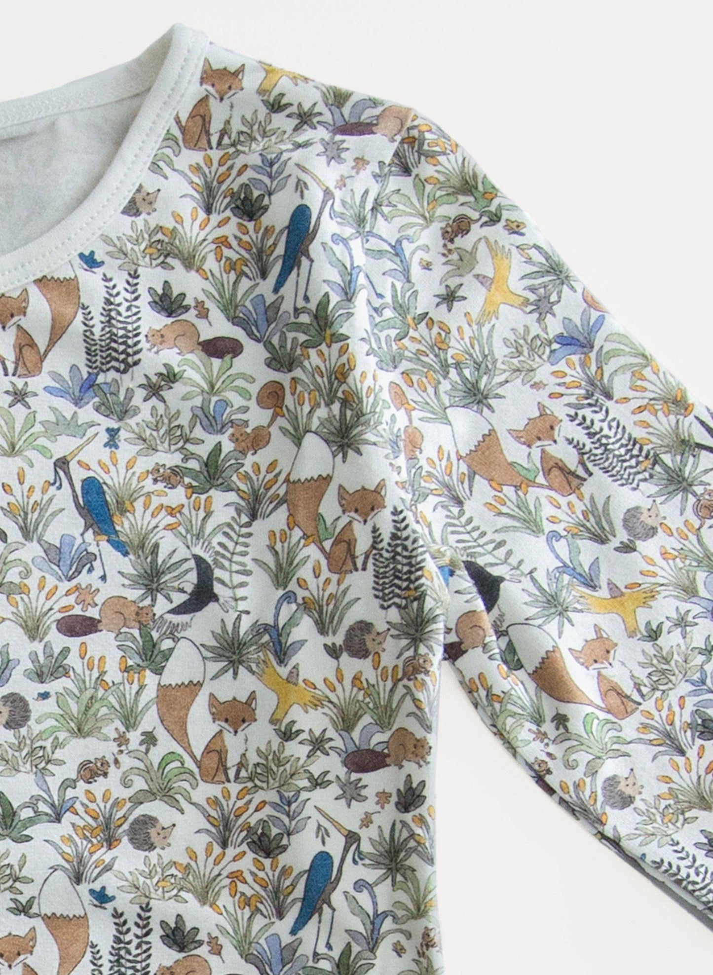 The Two Piece Pajama Set - Foxy Forest