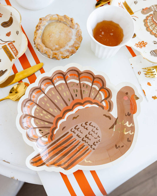 Turkey Shaped Plate - 10"