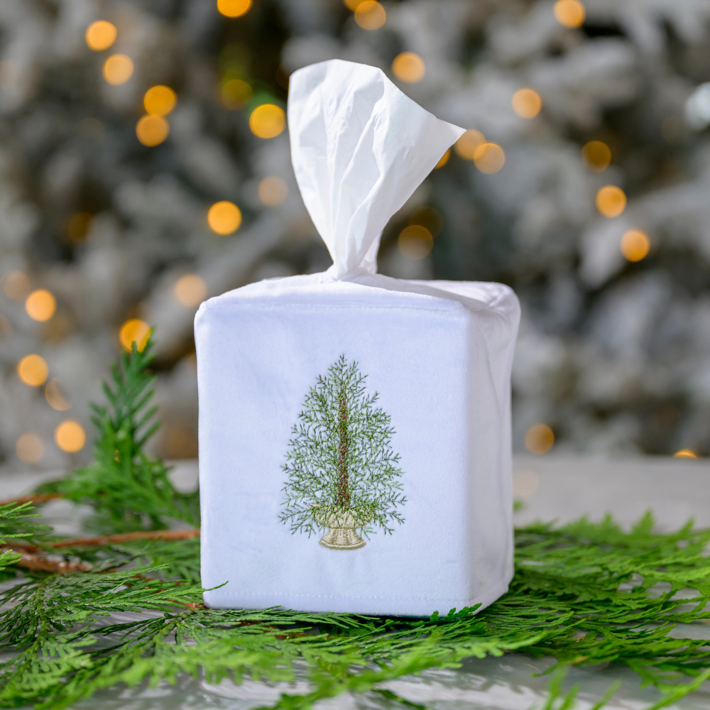 Pine Tree Tissue Box Cover